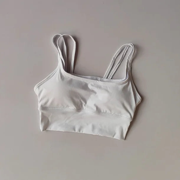 Shockproof Sports Bra with Suspenders – Slim Fit Yoga & Training Lingerie