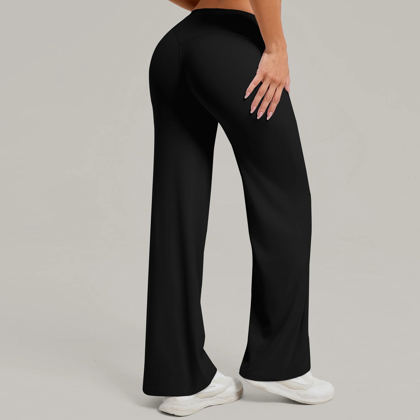 Women Straight Leg Yoga Pants – Soft Stretch, Sweat-Wicking