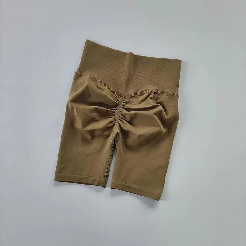 Women's High Waist Yoga Shorts - perfect for fitness, yoga, running, and everyday workouts