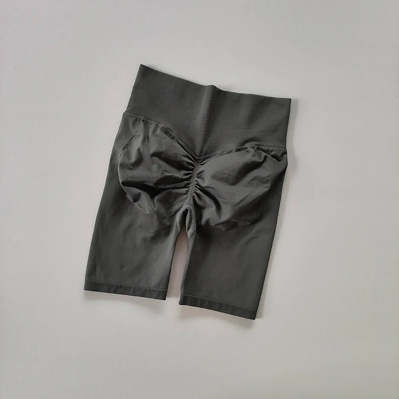 Women's High Waist Yoga Shorts - perfect for fitness, yoga, running, and everyday workouts