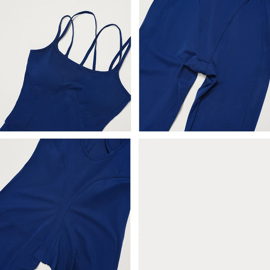 Strappy One-Piece Active Jumpsuit