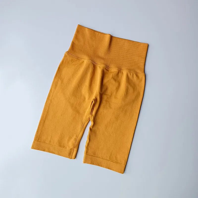 Women's High Waist Yoga Shorts - perfect for fitness, yoga, running, and everyday workouts