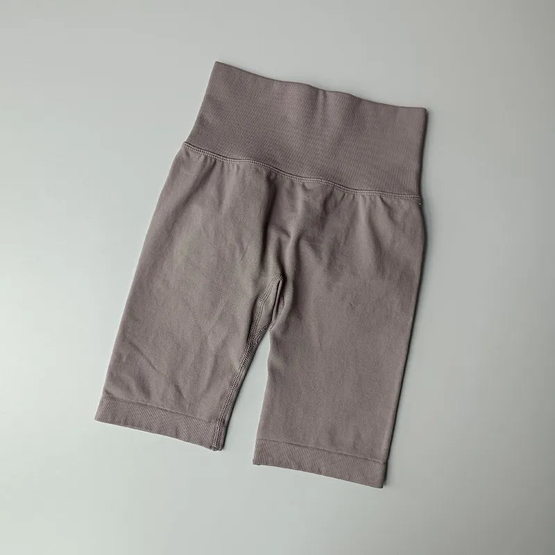 Women's High Waist Yoga Shorts - perfect for fitness, yoga, running, and everyday workouts