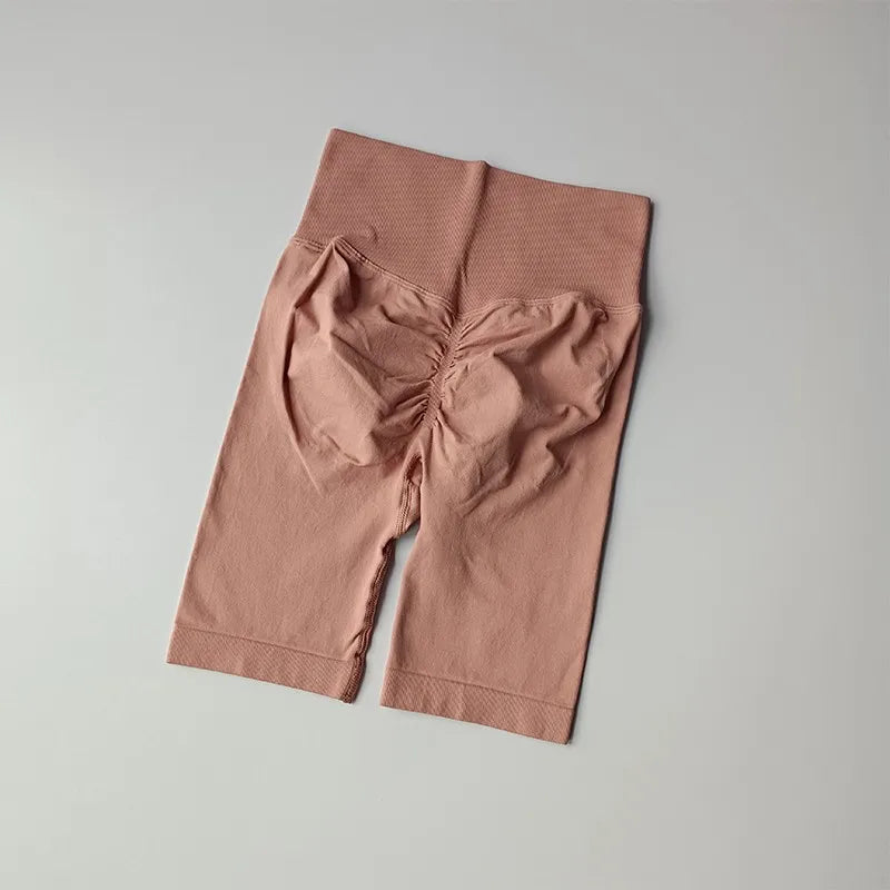 Women's High Waist Yoga Shorts - perfect for fitness, yoga, running, and everyday workouts