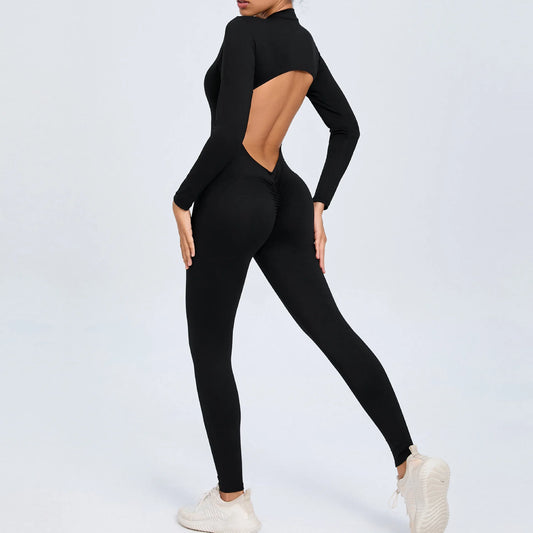Amles V-Back Active Jumpsuit