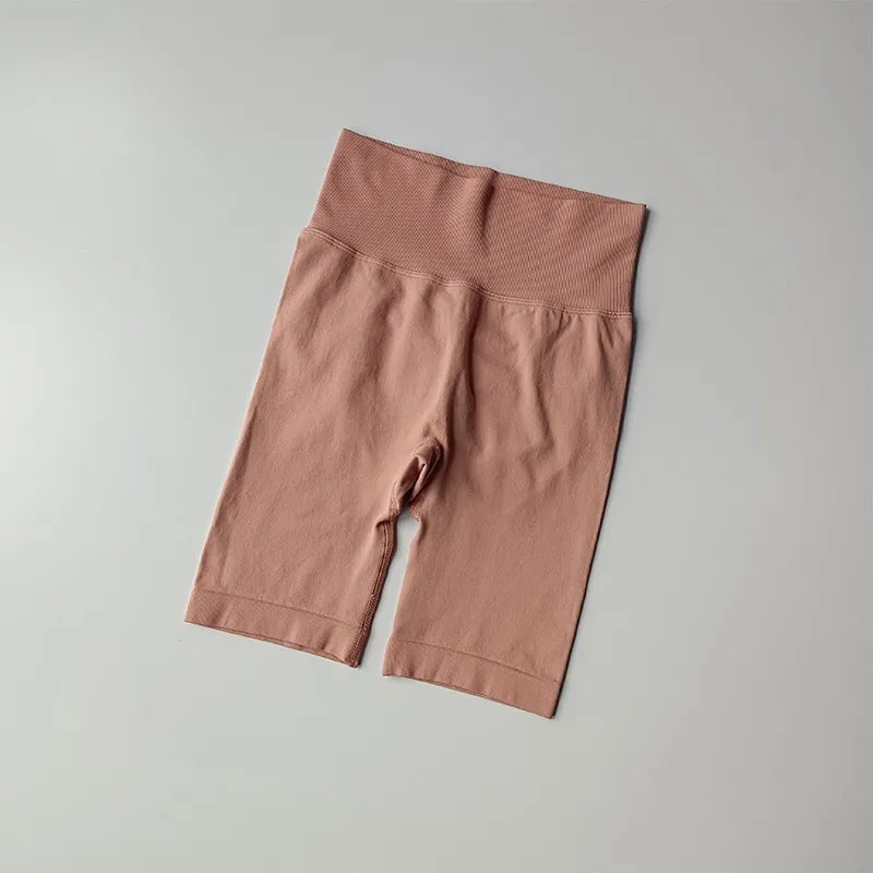 Women's High Waist Yoga Shorts - perfect for fitness, yoga, running, and everyday workouts