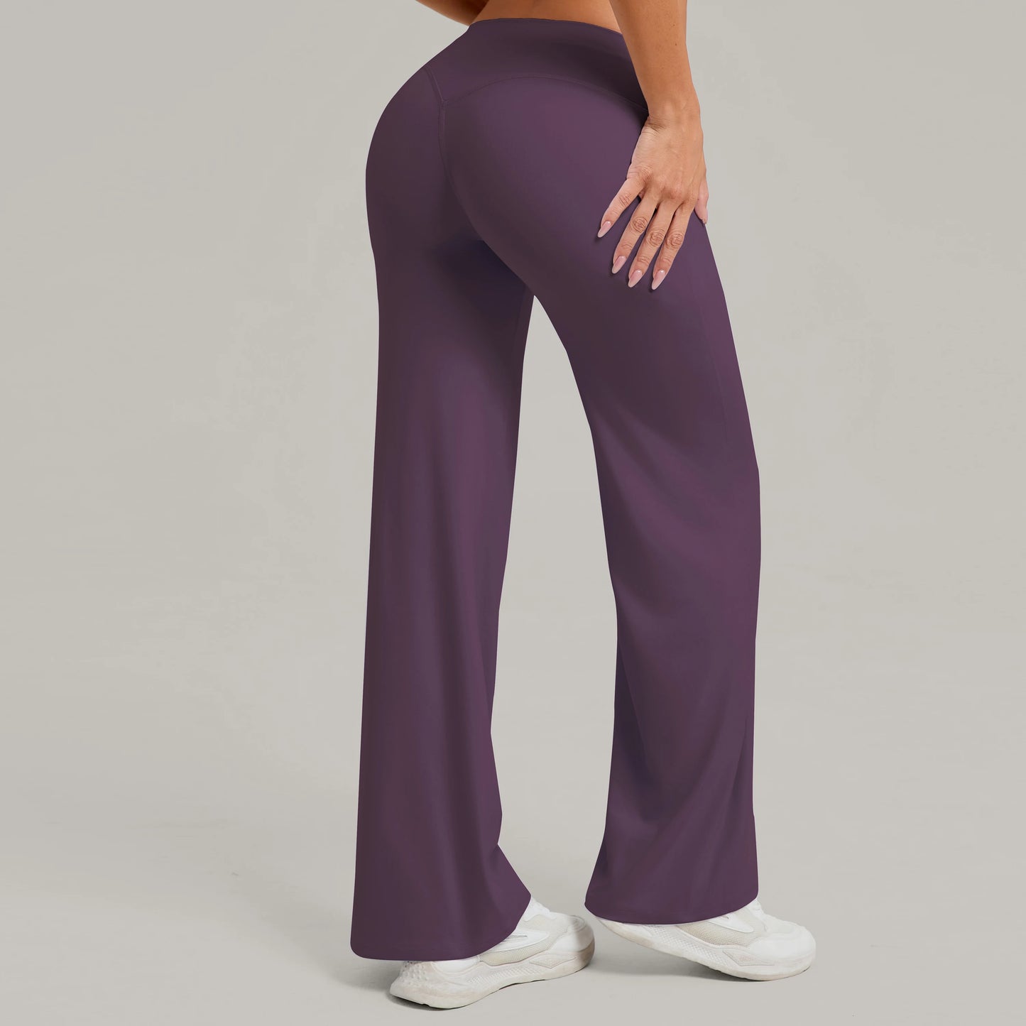 Women Straight Leg Yoga Pants – Soft Stretch, Sweat-Wicking