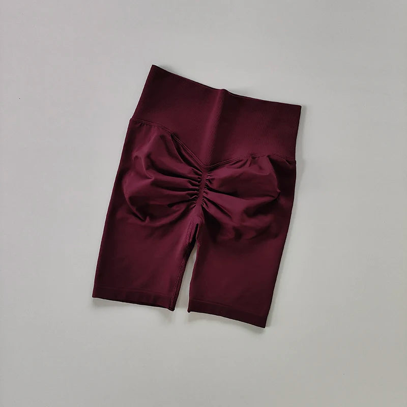 Women's High Waist Yoga Shorts - perfect for fitness, yoga, running, and everyday workouts