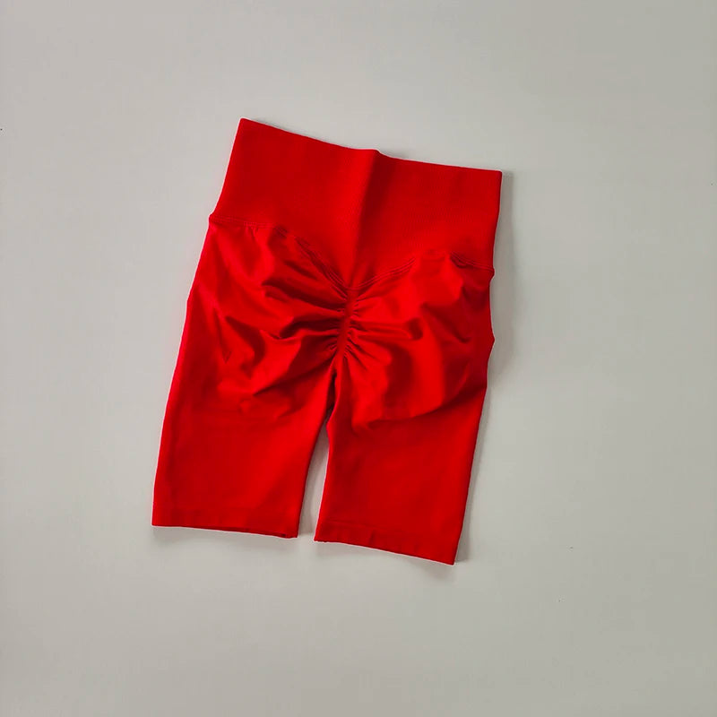 Women's High Waist Yoga Shorts - perfect for fitness, yoga, running, and everyday workouts