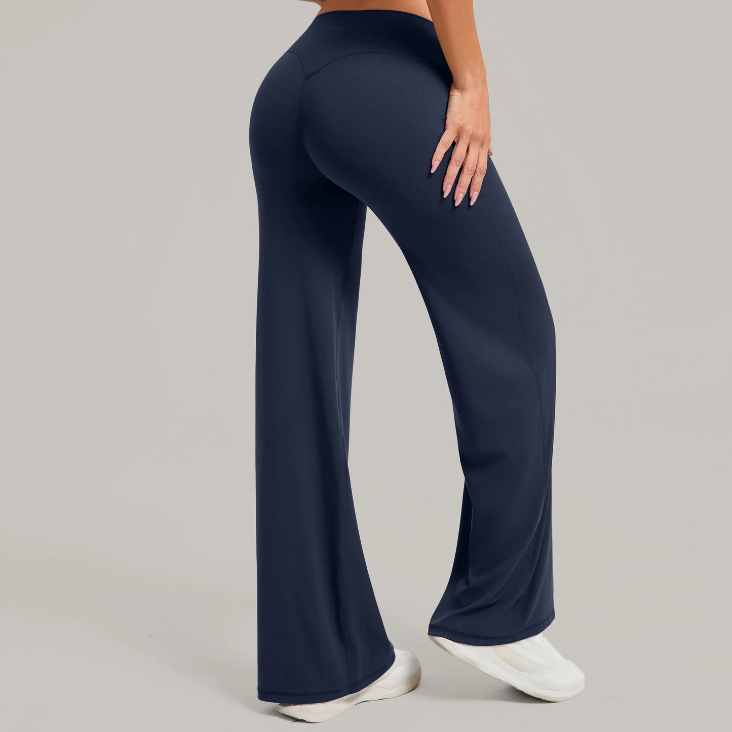 Women Straight Leg Yoga Pants – Soft Stretch, Sweat-Wicking