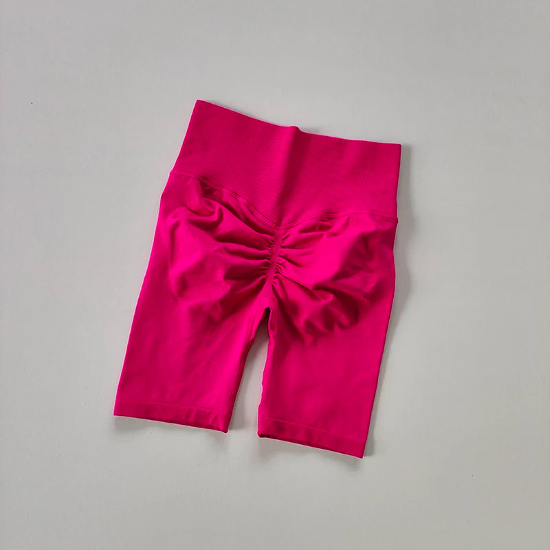 Women's High Waist Yoga Shorts - perfect for fitness, yoga, running, and everyday workouts