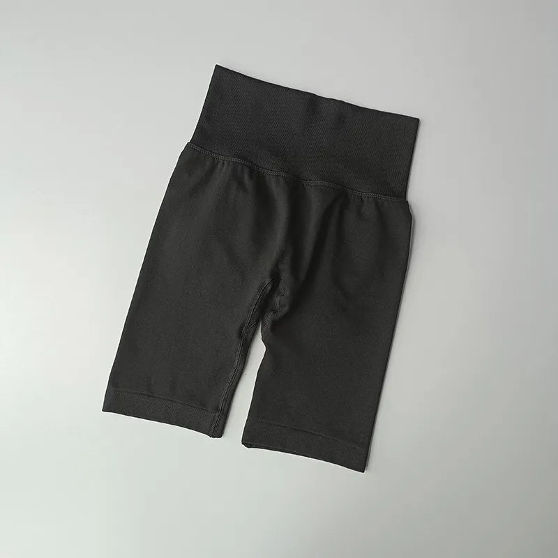 Women's High Waist Yoga Shorts - perfect for fitness, yoga, running, and everyday workouts