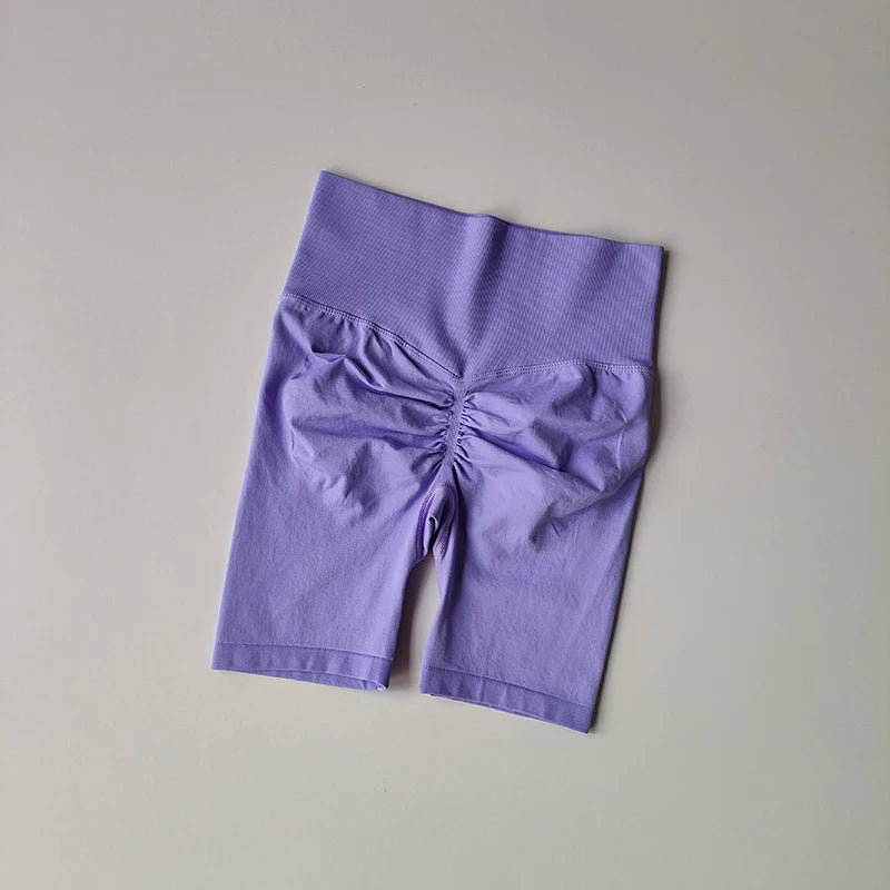 Women's High Waist Yoga Shorts - perfect for fitness, yoga, running, and everyday workouts