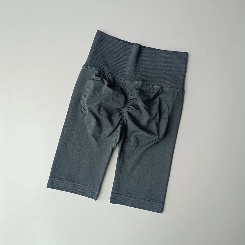 Women's High Waist Yoga Shorts - perfect for fitness, yoga, running, and everyday workouts