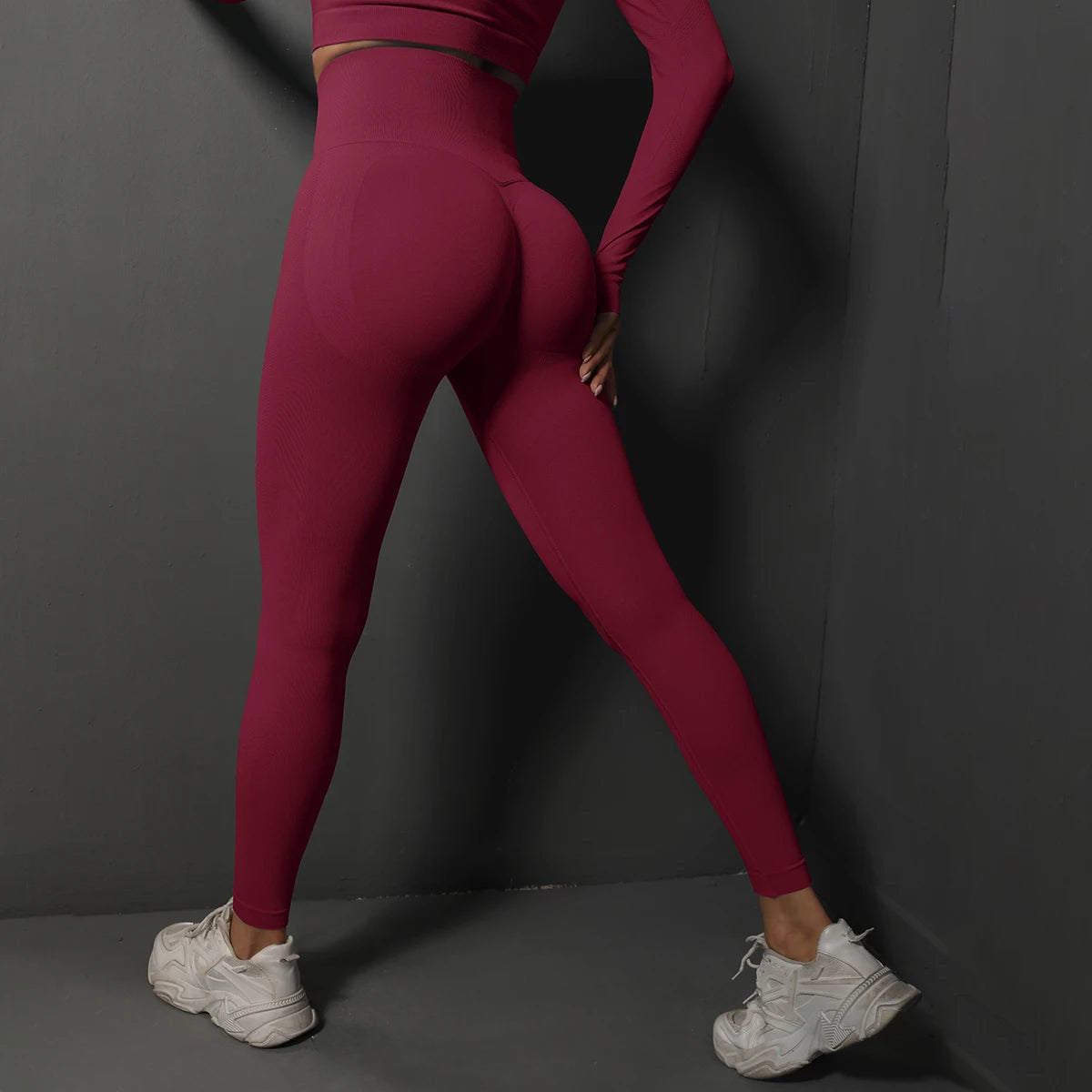 Seamless High Waist Booty Lifting Gym Leggings for Women