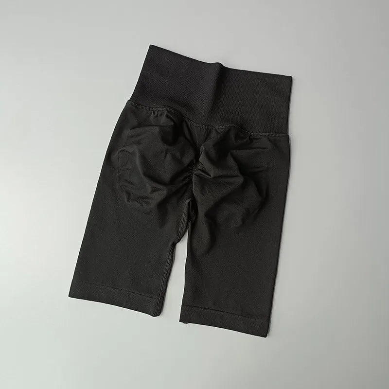 Women's High Waist Yoga Shorts - perfect for fitness, yoga, running, and everyday workouts