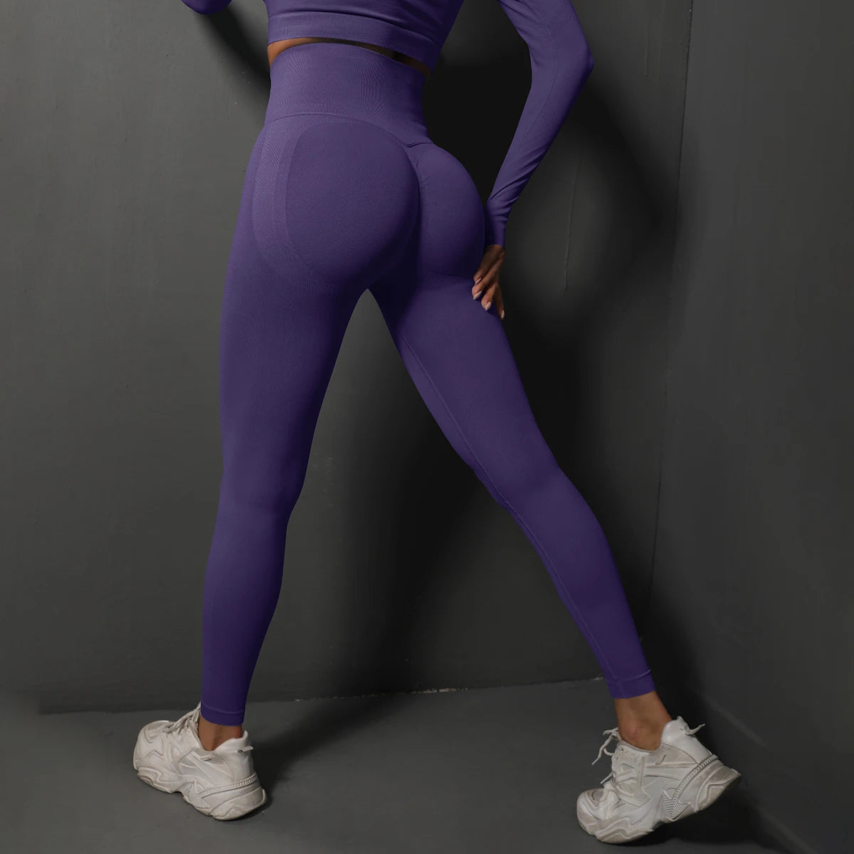 Seamless High Waist Booty Lifting Gym Leggings for Women