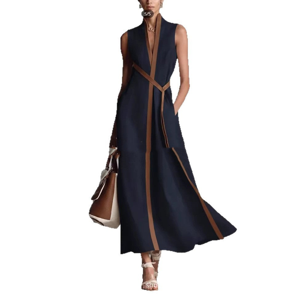 Casual Contrast Summer Dress